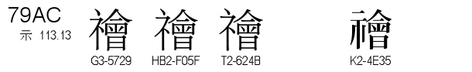 U+79AC